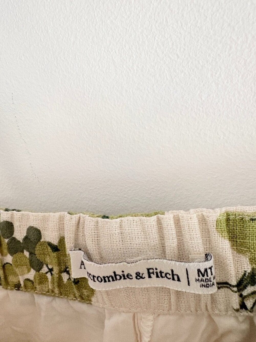 Abercrombie & Fitch Fruit Linen-Blend Button Skort Orange Grapes Fruit Sz Medium - Picture 9 of 10